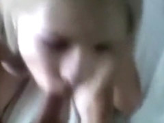 Big boobs blonde fucks 2 guys