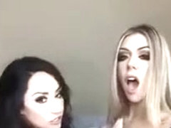 Horny bitches fingering and licking each other more on