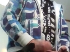 me cumming in my jeans and hoodie