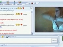 Swedish girl has cybersex with her bf on msn