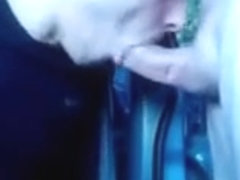 Buddy sucks me off in his car in the park