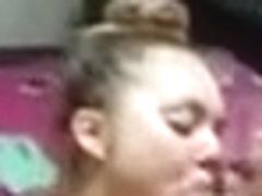 russian girl gets a huge cum load into her mouth