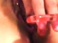 My wife simply loves playing with her sex toys in front of a camera