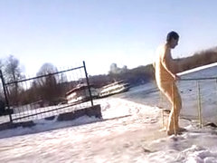 2 Men Skinny Dip on a Beach