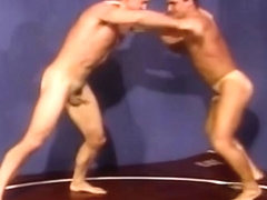 men wrestling