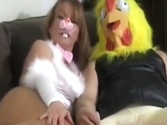 Easter Bunny Lady Fucks Chicken Man