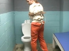 Female Prisoner Strapped in for Transport (She will not return)