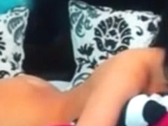 Sexy teen brunette naked on webcam