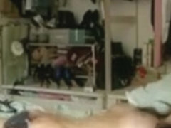 Teen fingering her cunt on the bed