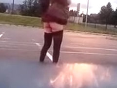 Upskirt walking CD slut challenge