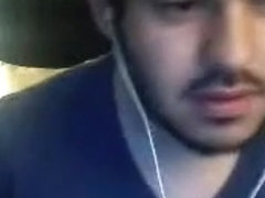 Straight guys feet on webcam #306