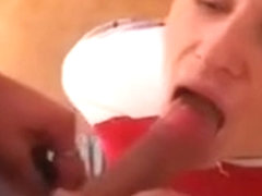 Natural born cum eater