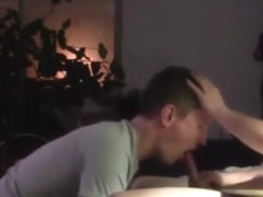 Amateur Twinks Sucks His Straight Friend Dry