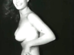 Vivian Malady dancing nude (Vintage 1950s Pinup)