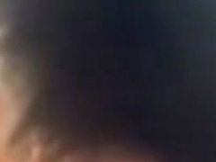 Cute Young Brunette Sucks a White Big Cock and Takes Cumshot on her Boobs