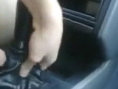 Car Fuck ,Auto fick , Volvo V70 Schaltsack scene 3