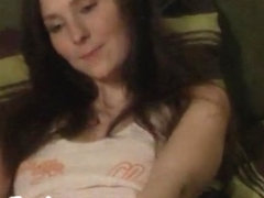 Lesbian pizza party with hot oil massage