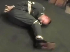 Officer gagged