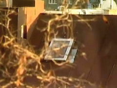 Dennis serviced by his bitch and pissing on him