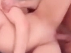 HD Natural tits teen fucked hard creampie