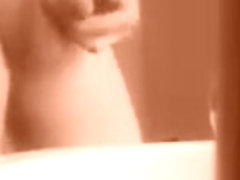 A hidden camera in the bathroom