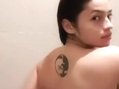 Shiela snow big boobs shower