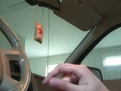 College mate car jack off