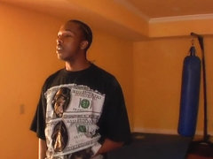 Playing with his gun is a seduction