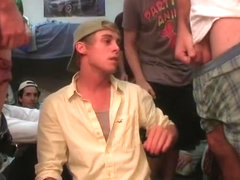 Fresh straight college guys get gay part1