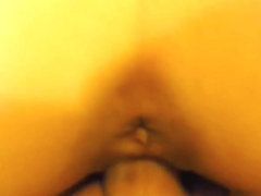 Close up fucking movie with (creampie)spunk fountain on dark hole.