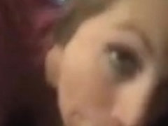 immature Trying to Fit His Whole Obese Ding-Dong in her Face Hole