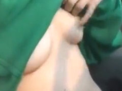 Girl Flashea & Masturbates While Driving On Periscope