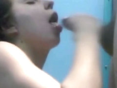 Hot amateur blowjob and cumshot