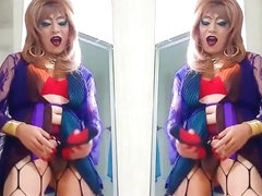 Sissy girl niclo sexy makeup after masturbation total 2