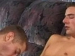 Fabulous male pornstars Nicky Wells and Tomy O'Rne in amazing blowjob, masturbation gay adult scene