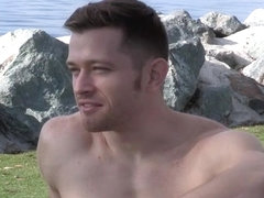 Big dick gay rimjob with cumshot