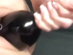 Horny Slutty Wife Big Saggy Tits Bates With a Bottle