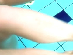 Liza Bubarek Enjoys Swimming