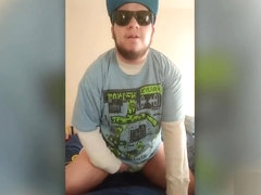 Horny ABDL Boy Messes and Cums in His Diaper