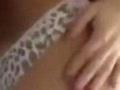 showing off her beach body