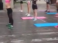 yoga pants training class