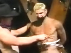 Cowboy domination with blond Guy