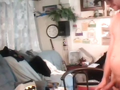 playing with my cock and pissing