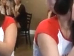 Arousing show with stripper