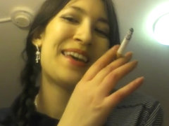 Asian Teen Smoking Shows Ass & Pussy - Liz Lovejoy lizlovejoy.manyvids.com