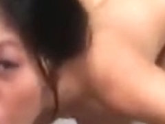 young pretty asian girl sucking hard cock