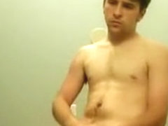 Delightful Opportunity Hot Guy Jacks And Tastes Own Cum