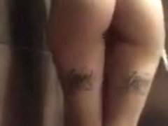 Tattoo Hottie in the shower on periscope