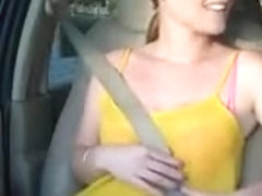 Trashy Blonde Teen Tits Out Fun