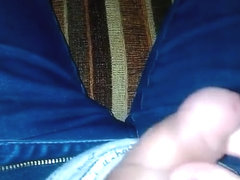 Hairy emo twink plays with sneakers.